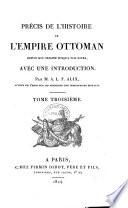 Précis de l'histoire de l'empire ottoman