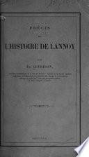 Précis de l'histoire de Lannoy