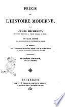 Précis de l'histoire moderne par Jules Michelet