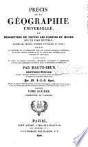 Précis de la géographie universelle