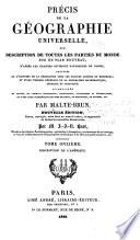 Précis de la géographie universelle
