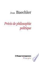 Précis de philosophie politique
