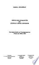 Précis des humanités de Léopold Sédar Senghor