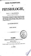 Précis élémentaire de physiologie