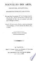 Précis historique des productions des arts, peinture, sculpture, architecture et gravure