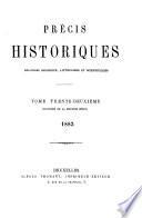 Précis historiques