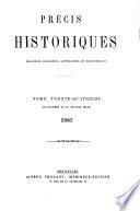 Précis historiques