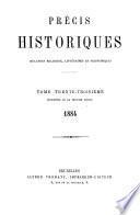 Précis historiques