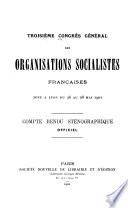 Premier Congrès national et international de la coopération socialiste tenu à Paris les 7, 8, 9, et 10 juillet 1900