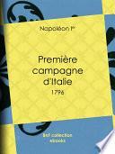 Première campagne d'Italie