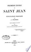Première épitre de Saint-Jean