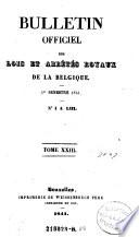 Premiers Actes du Nouveau Gouvernement de la Belgique