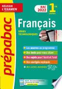 Prépabac Français 1re technologique Bac 2022