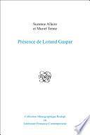 Présence de Lorand Gaspar