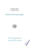 Présence de Lorand Gaspar