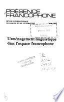 Présence francophone