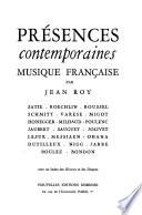 Présences contemporaines