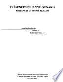 Présences de Iannis Xenakis