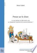 Presse sur le divan