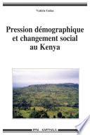 Pression démographique et changement social au Kenya