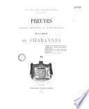 Preuves pour servir à l'histoire de la maison de Chabannes