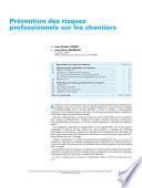 Prévention des risques professionnels sur les chantiers