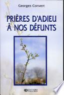Prières d'adieu à nos défunts