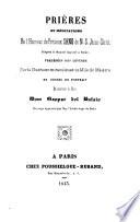 Prières et méditations en l'honneur du Précieux Sang de N. S. Jésus-Christ.....