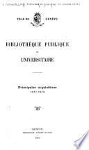 Principales acquisitions, 1911-1915