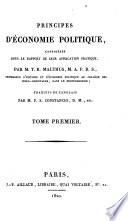 Principes d'économie politique