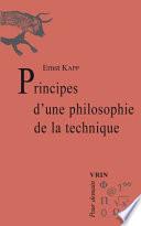 Principes d'une philosophie de la technique