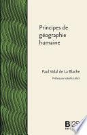 Principes de géographie humaine