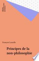 Principes de la non-philosophie