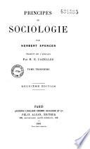 Principes de sociologie