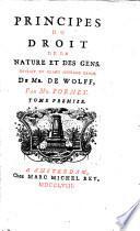 Principes du droit de la nature et des gens