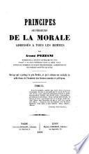 Principes supérieurs de la Morale, etc