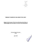 Privacy, where Do We Draw the Line?