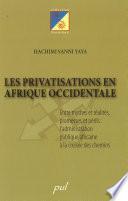 Privatisations en Afrique occidentale