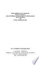 Problèmes d'Amérique latine
