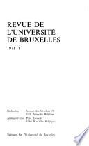 Problèmes de l'Université de Bruxelles