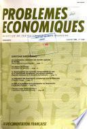 Problèmes économiques