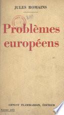 Problèmes européens