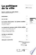 Problèmes politiques et sociaux