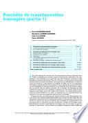 Procedes de transformation fromagere