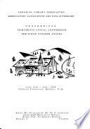 Proceedings - Canadian Library Association, Conference