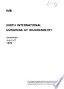 Proceedings of the ... International Congress of Biochemistry
