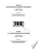 Proceedings of the ... International Congress of Biochemistry