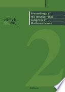 Proceedings of the International Congress of Mathematicians