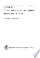 Proceedings of the ... International Congress of the History of Art