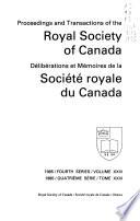 Proceedings of the Royal Society of Canada